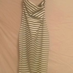 Size 12 black and white zip up dess